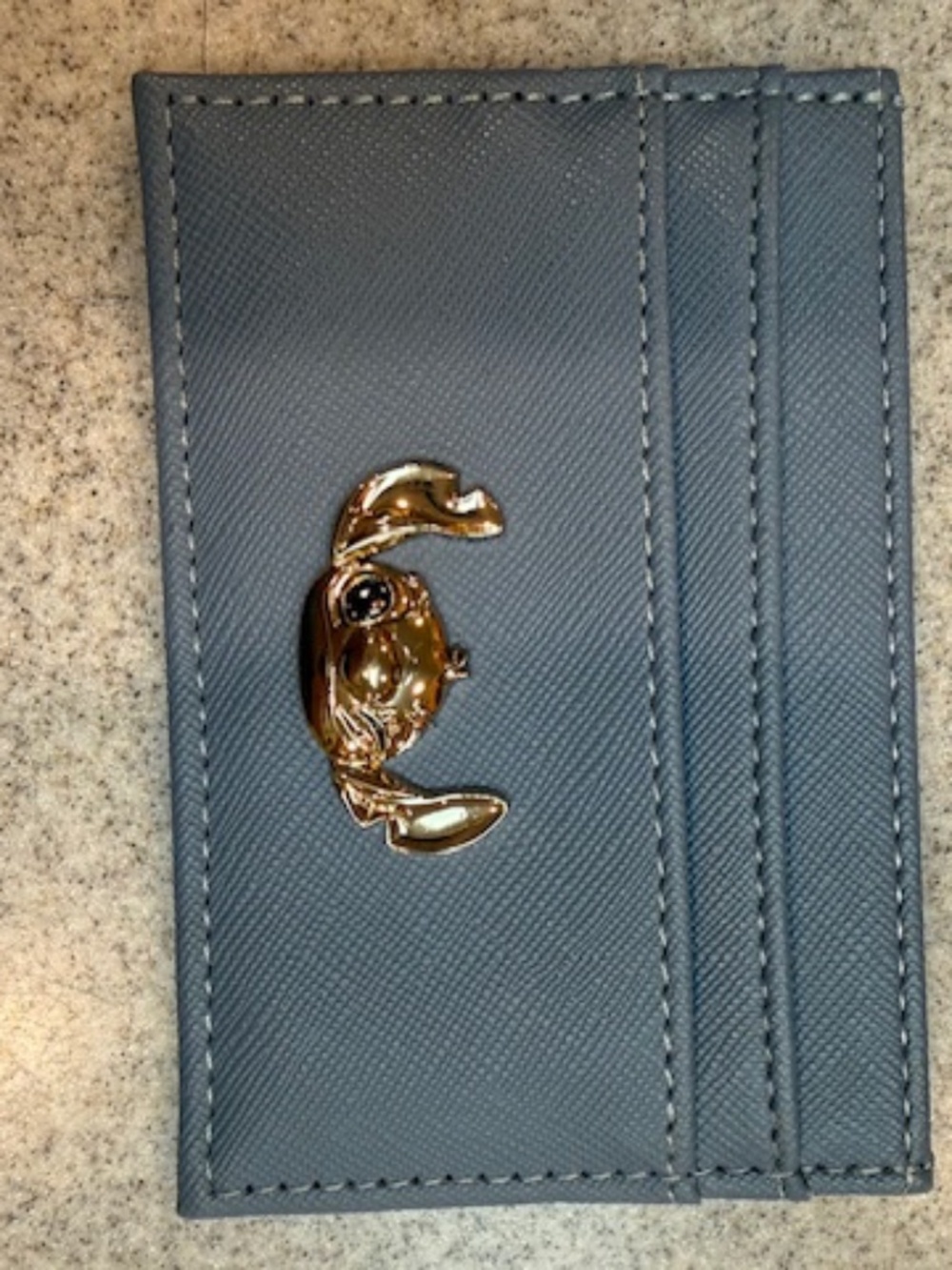 Disney Stitch ID Card Holder Wallet Gold Stitch